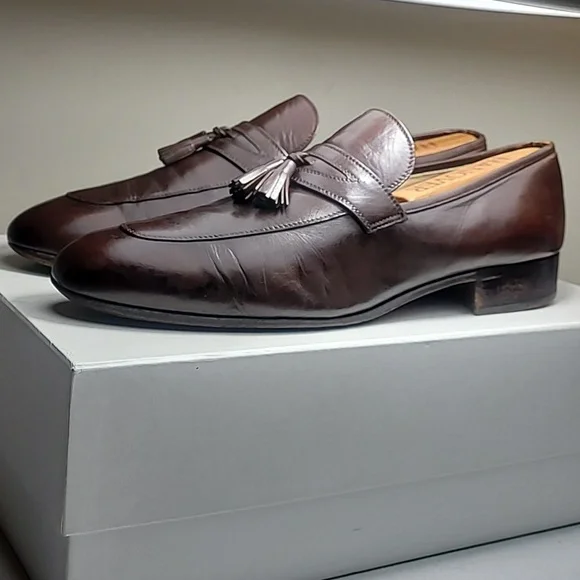 Tanino Crisci men’s brown hand made  leather shoes size 9 TANINO CRISCI M Dress Shoes for Men for sale | eBay main image 3